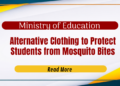 Alternative Clothing to Protect Students from Mosquito Bites
