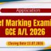 G.C.E. A/L 2026 Chief Marking Examiners