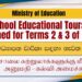 Permission for school tours again