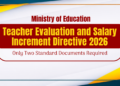 Performance Appraisal of Teacher Service Officers