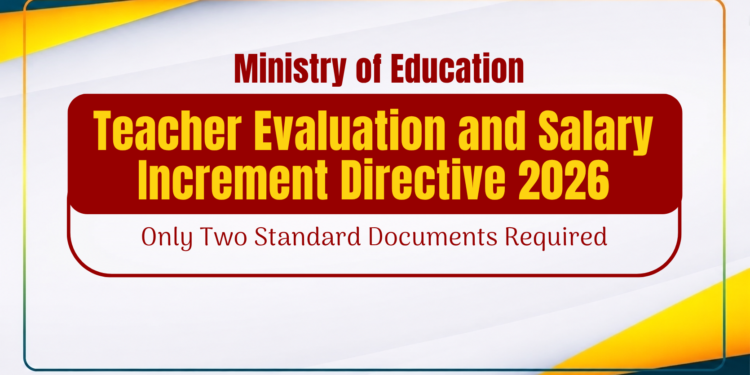 Performance Appraisal of Teacher Service Officers