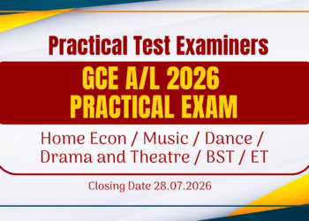 Practical Test Examiners: G.C.E. Advanced Level 2026