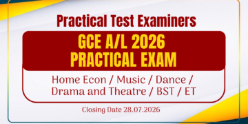Practical Test Examiners: G.C.E. Advanced Level 2026