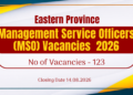 Management Service Officer Grade III