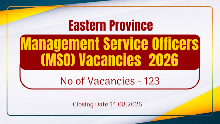 Management Service Officer Grade III
