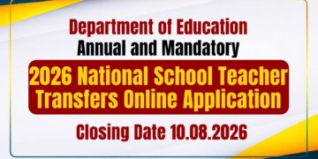 2026 National School Teacher Transfers Online Application