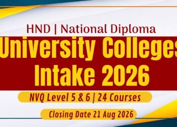 University Colleges Intake 2026