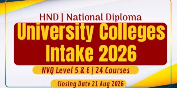 University Colleges Intake 2026