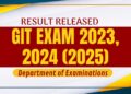 General Information Technology (GIT) Examination Results 2025