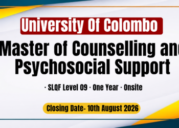 Master of Counselling and Psychosocial Support - University of Colombo