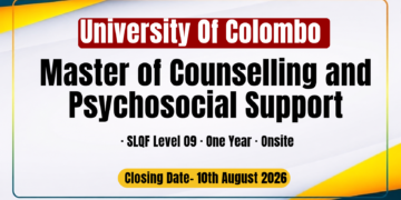Master of Counselling and Psychosocial Support - University of Colombo
