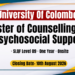 Master of Counselling and Psychosocial Support - University of Colombo