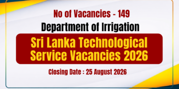 Sri Lanka Technological Service Vacancies 2026