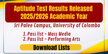 Sri Palee Campus Releases Aptitude Test Results for 2025/2026