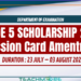 Grade 5 Scholarship Exam 2026 Admission Card Amendment & Important Details
