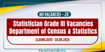 Statistician Grade III Department of Census & Statistics