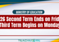 2026 School Term Dates