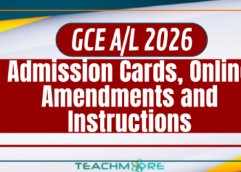 G.C.E. A/L Examination 2026 Admission Cards