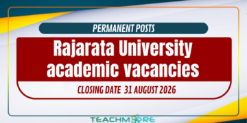 Rajarata University Academic Vacancies 2026