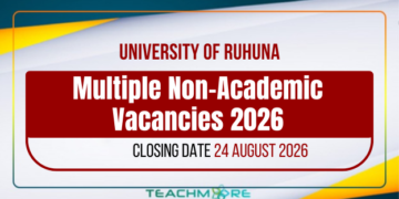 University of Ruhuna Announces Multiple Non-Academic Vacancies – 2026