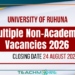 University of Ruhuna Announces Multiple Non-Academic Vacancies – 2026