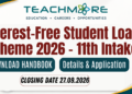 Interest-Free Student Loan Scheme 2026