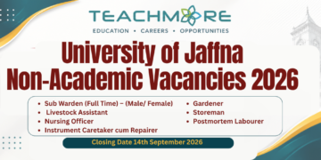 University of Jaffna Non-Academic Vacancies 2026
