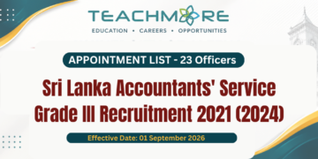 Sri Lanka Accountants' Service Grade III Recruitment 2021 (2024)
