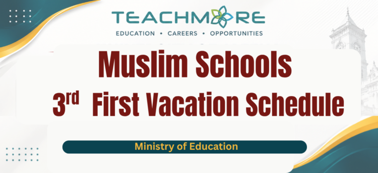 Muslim Schools Third Term First Vacation
