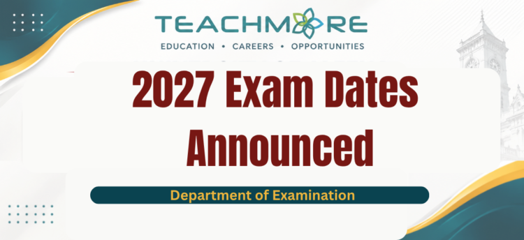 2027 Exam Dates Schedule