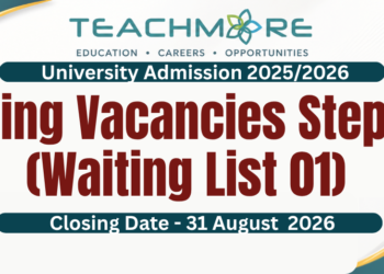 Filling Vacancies - Step 01 (Waiting List 01)