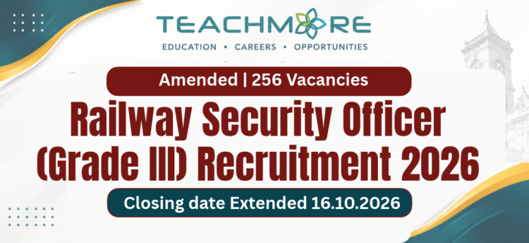 Railway Security Officer (Grade III) Recruitment 2026