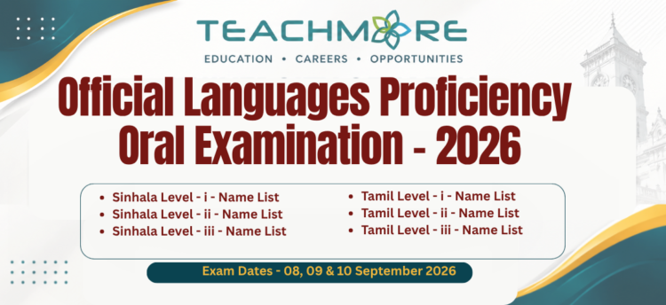 Official Languages Proficiency Oral Exam Name List 2026