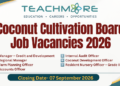 Coconut Cultivation Board Job Vacancies 2026