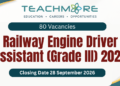 Railway Engine Driver Assistant (Grade III) Recruitment 2026 – Sri Lanka Railways