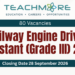 Railway Engine Driver Assistant (Grade III) Recruitment 2026 – Sri Lanka Railways