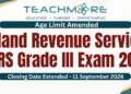 Inland Revenue Service SLIRS Grade III Exam 2026