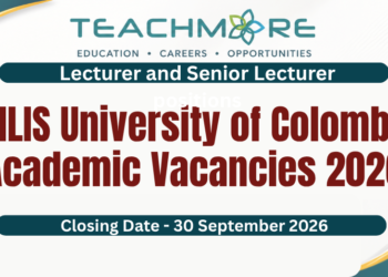 NILIS University of Colombo Academic Vacancies 2026