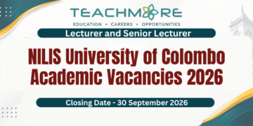 NILIS University of Colombo Academic Vacancies 2026