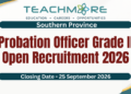 Probation Officer Grade II Open Recruitment 2026
