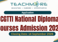 CGTTI National Diploma Courses 2026