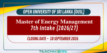Master of Energy Management 7th Intake 2026/27