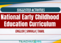 National Early Childhood Education – Suggested Activities