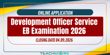 Development Officer Service EB Examination 2026
