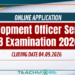 Development Officer Service EB Examination 2026