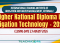 Higher National Diploma in Irrigation Technology – 2026