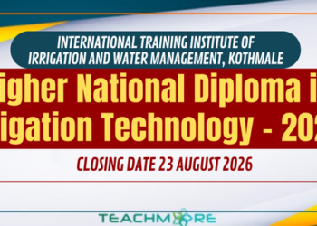 Higher National Diploma in Irrigation Technology – 2026