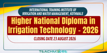 Higher National Diploma in Irrigation Technology – 2026