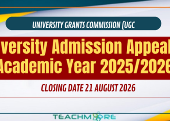university admission appeals for 2025/2026