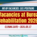 Job Vacancies at Bureau of Rehabilitation – August 2026